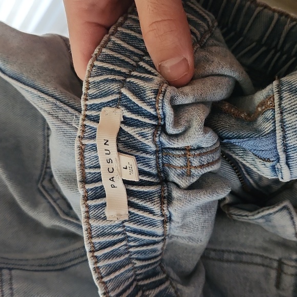 Pac Sun High Waisted Cargo Jeans - Picture 3 of 3